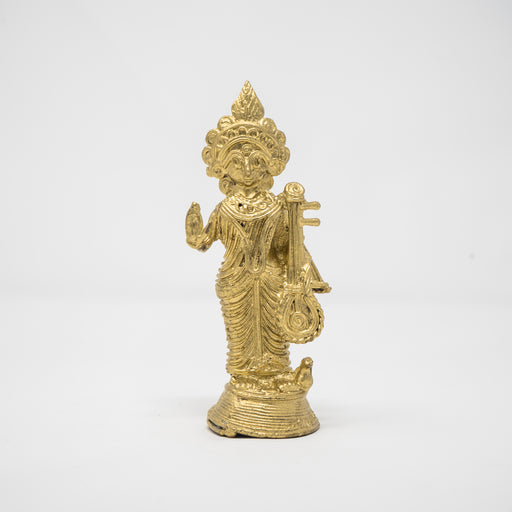 Dokra metal craft Saraswati idol