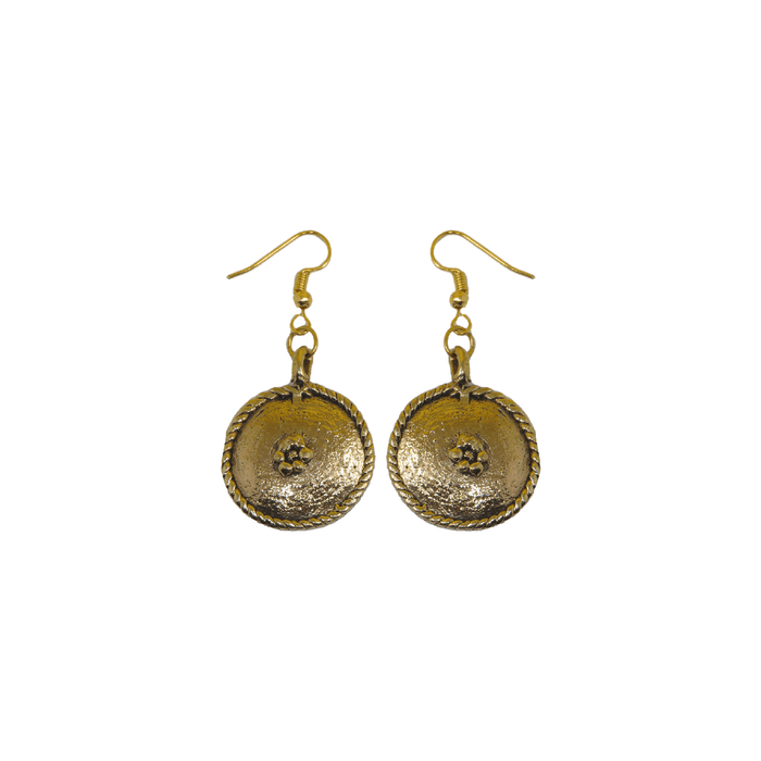 Dokra Handcrafted brass earrings
