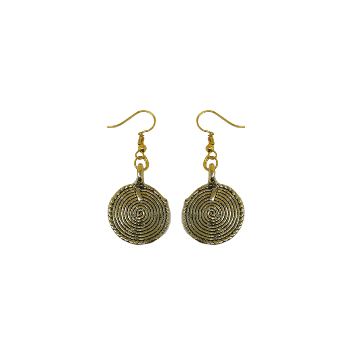 Dokra Handcrafted brass earrings