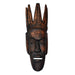Tribal King mask, mask with feather crown, Gambhira mask, masks of west Bengal, Masks of Malda, masks from neem and fig trees,  home d̩cor, masks, handicraft, handmade, wood carving, made of wood, Tribal mask, Adivasi mask, 