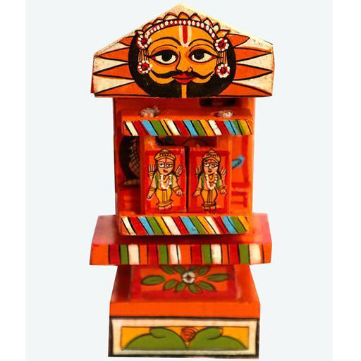 Small Kavad Crafted Ram and Krishna Story Box (Made to Order) - TVAMI