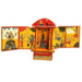 Kavad-craft, story box, table decor, Lord Ganesh motif, handpainted craft, foldable craft, ganesh ki leela story box, 