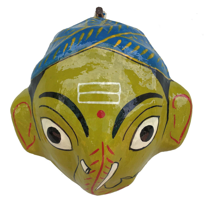 Handcrafted Cheriyal Ganesha Mask