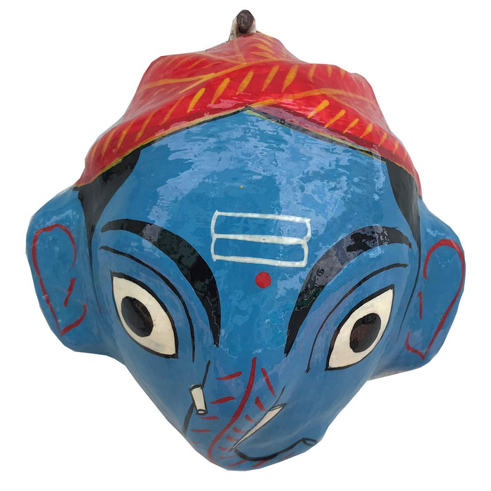 Handcrafted Cheriyal Ganesha Mask