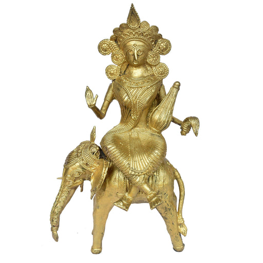 Dokra Showpiece Lakshmi Figurine - TVAMI