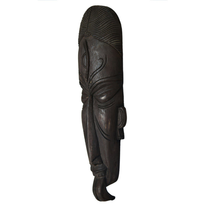 Goddess Kali Wooden Gambira Wall Mask