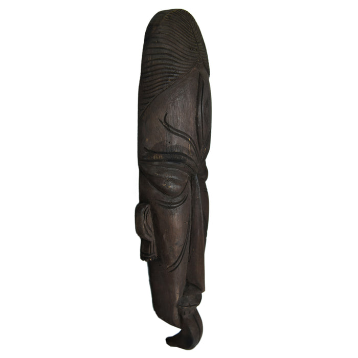 Goddess Kali Wooden Gambira Wall Mask