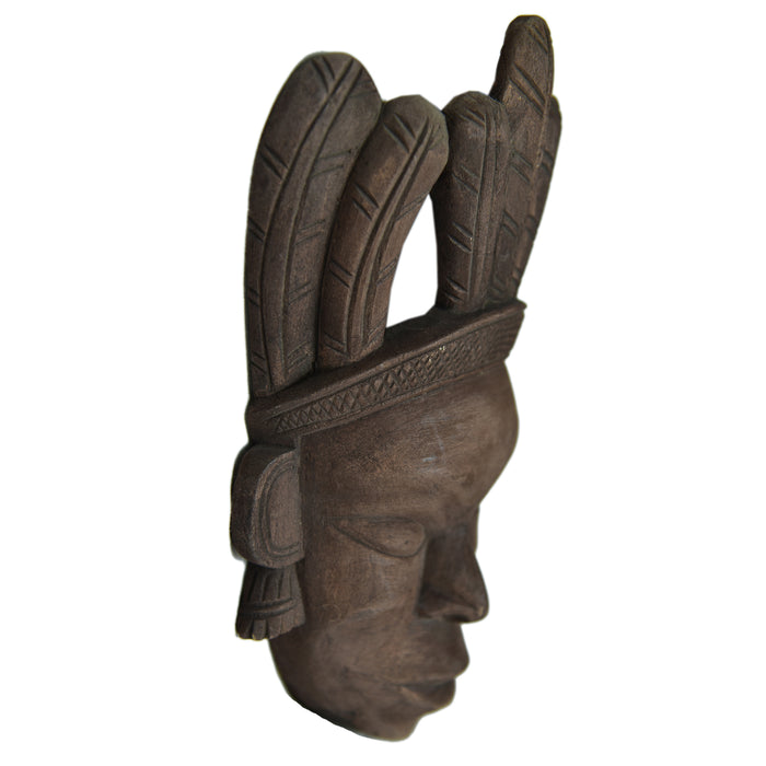 Tribal Wooden Gambhira Wall Mask