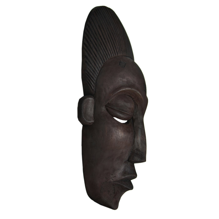 Tribal Sage Wooden Gambhira Wall Mask