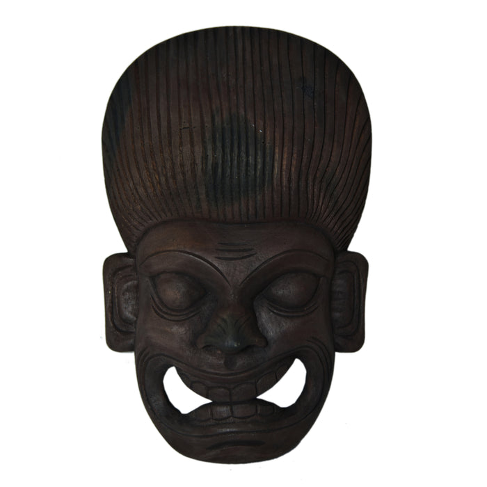 Tribal Dance Wooden Gambhira Wall Mask