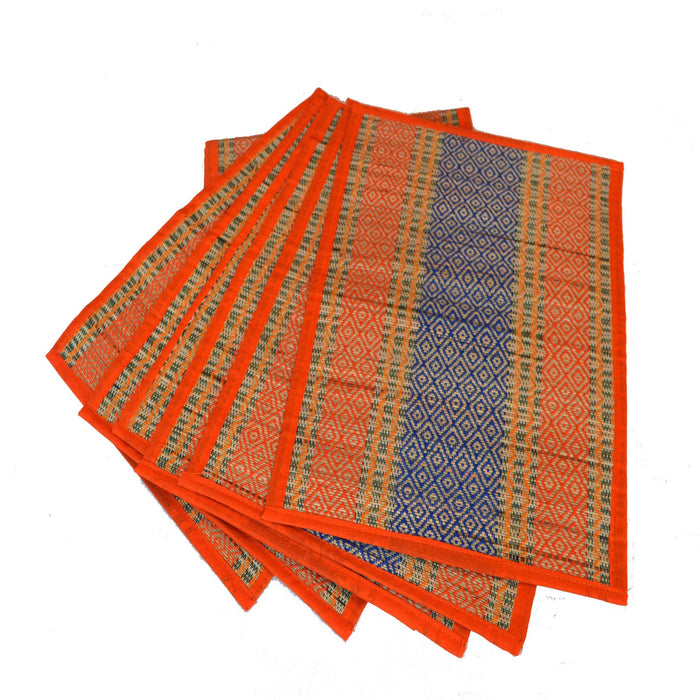 table mat, natural fibre, madurkathi, handloom mat, Home decor, Home accent, Dining Table Mats, Dining Placemats, Madurkathi Masland, GI Tag, Crafts of Bengal