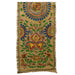 Beige Tussar Silk Kantha Stole with Stylized Phula and Hati And Butti Work - TVAMI