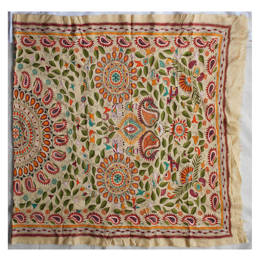 Krati Exports Vintage Kantha Quilts Handmade Old Saree Made Twin,  Multicolor | eBay