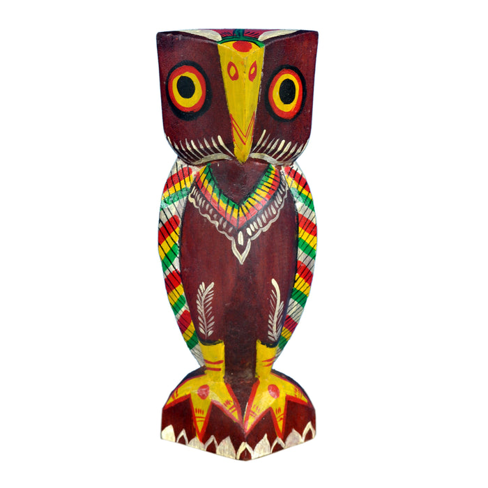 Nutangram Brown Wooden Owl