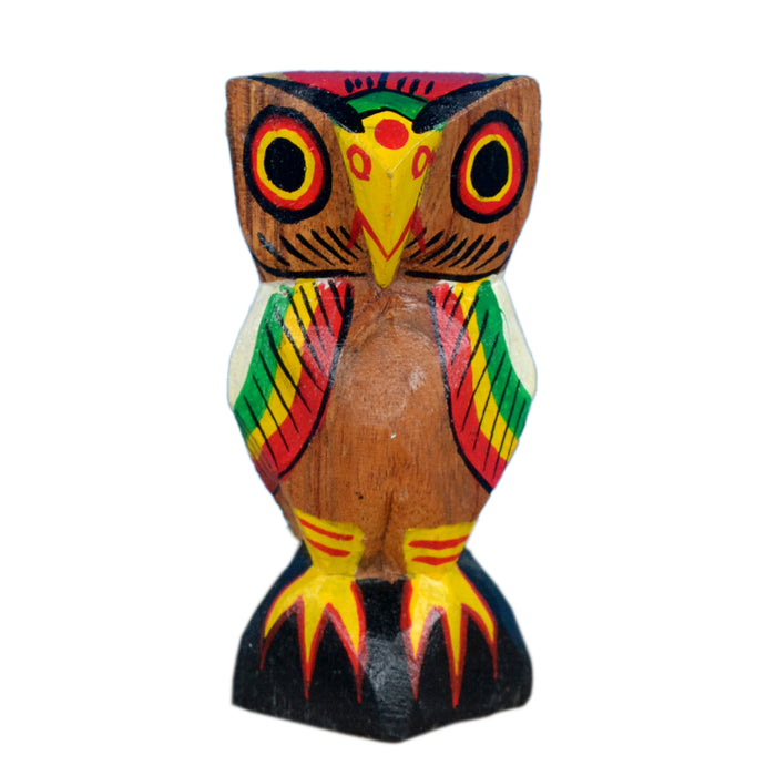 Nutangram Multi-Colour Wooden Owl