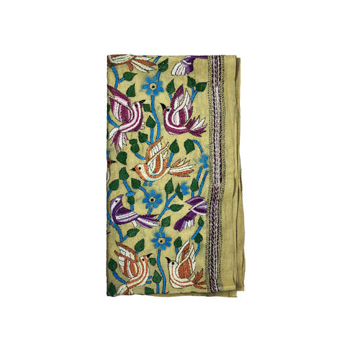 Kantha work dress sales material online shopping